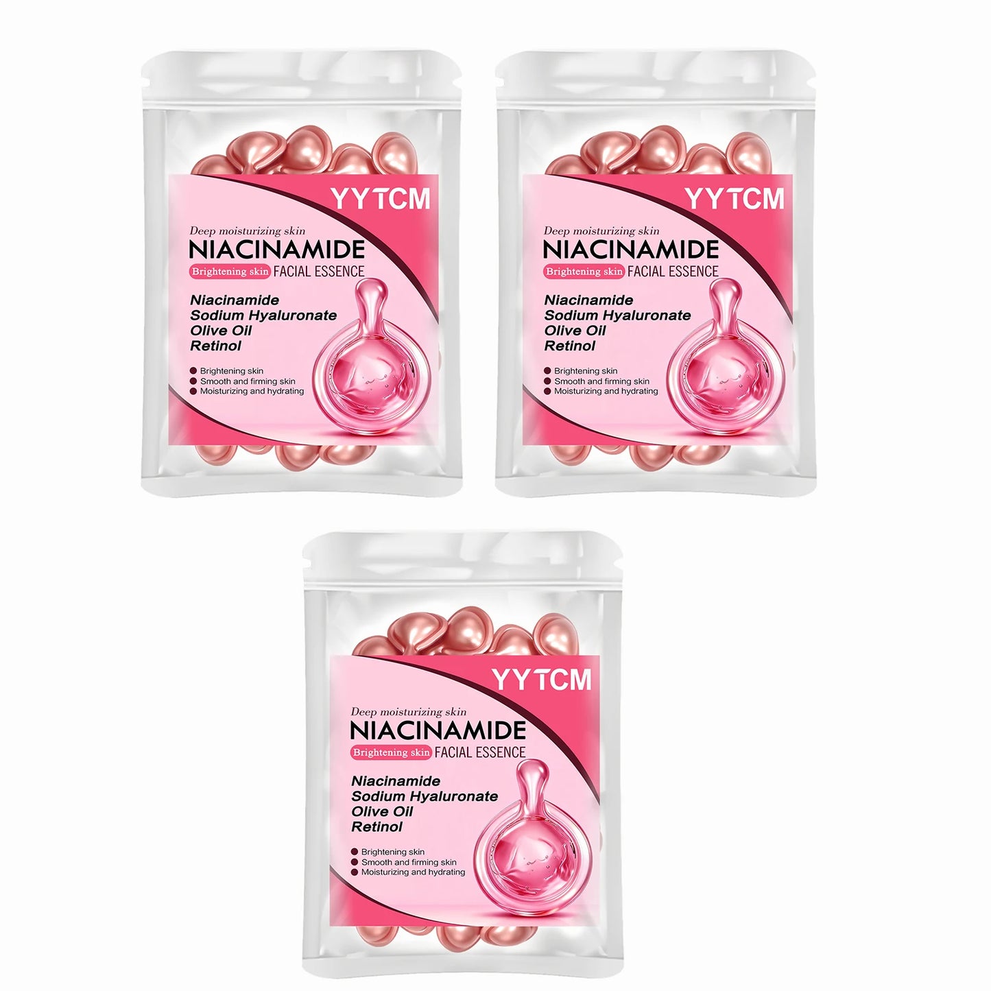 Niacinamide Facial Essence Capsules for Radiant Skin