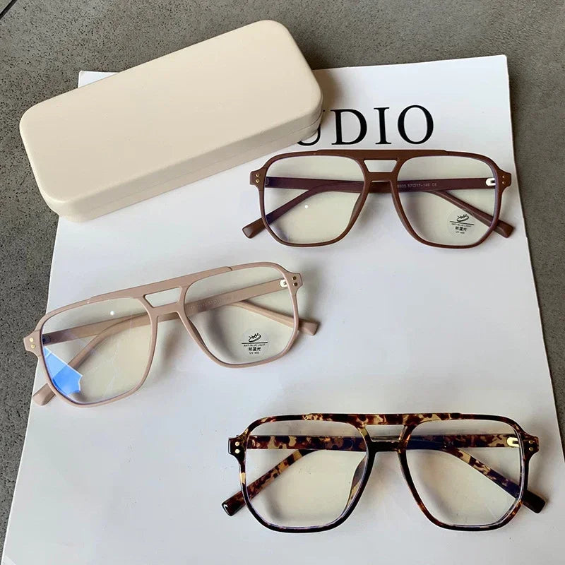 Retro Anti-Blue Light Glasses | Stylish Unisex Eye Protection