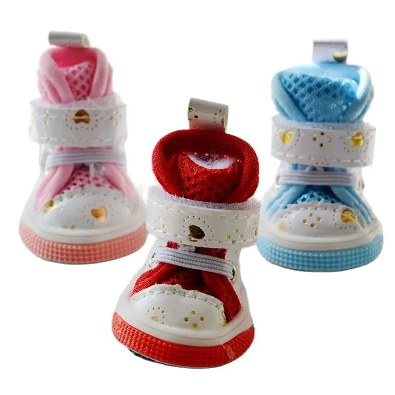 Breathable Non-Slip Shoes for Small Dogs | Stylish & Comfortable