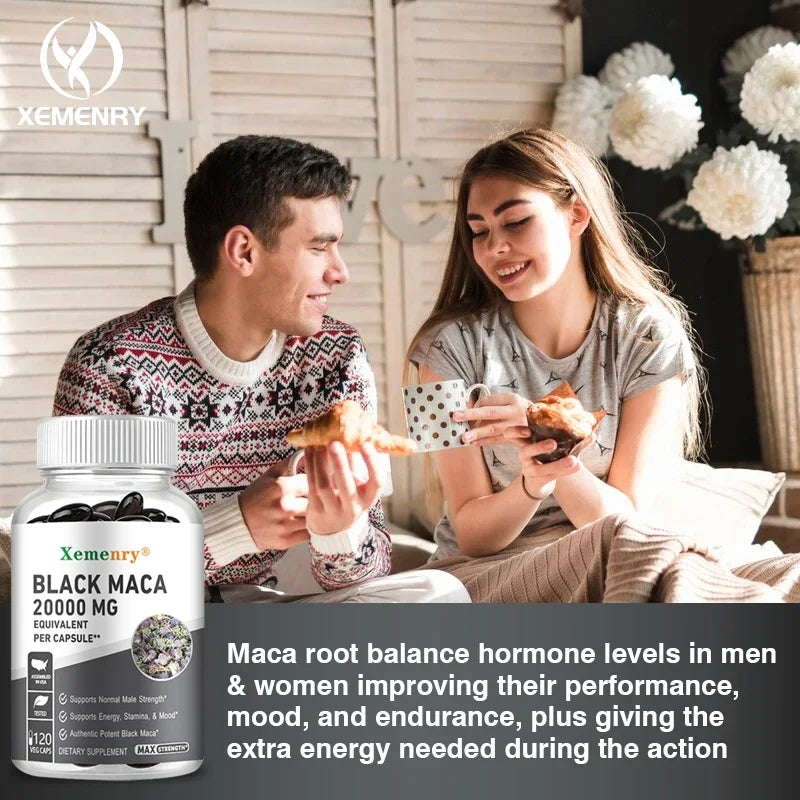 Black Maca Root Supplements for Energy, Endurance & Performance