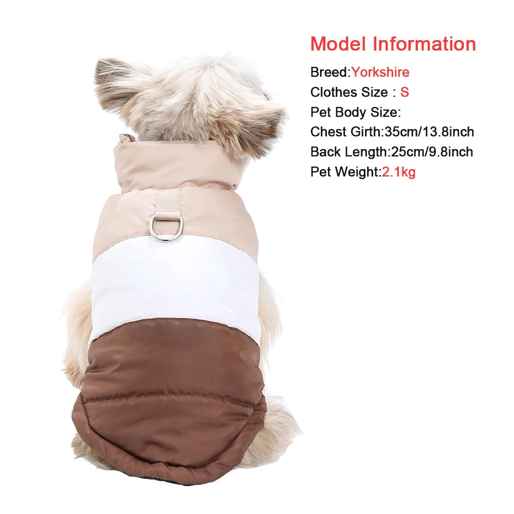 Cozy Winter Pet Jacket | Windproof Dog & Cat Coat for All Sizes