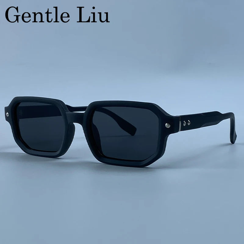Vintage Photochromic Square Sunglasses for Men | Retro Steampunk Style