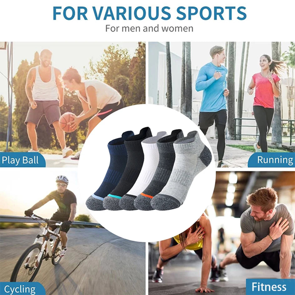 Men's Breathable Ankle Athletic Running Socks | Comfort & Performance