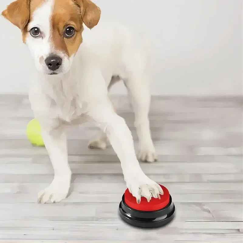 Interactive Recordable Dog Toy | Travel Talking Button for Pets