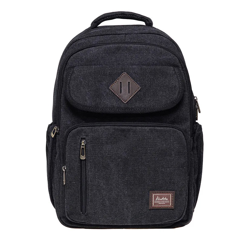 Vintage Canvas Backpack | Stylish Backpack for School & Travel