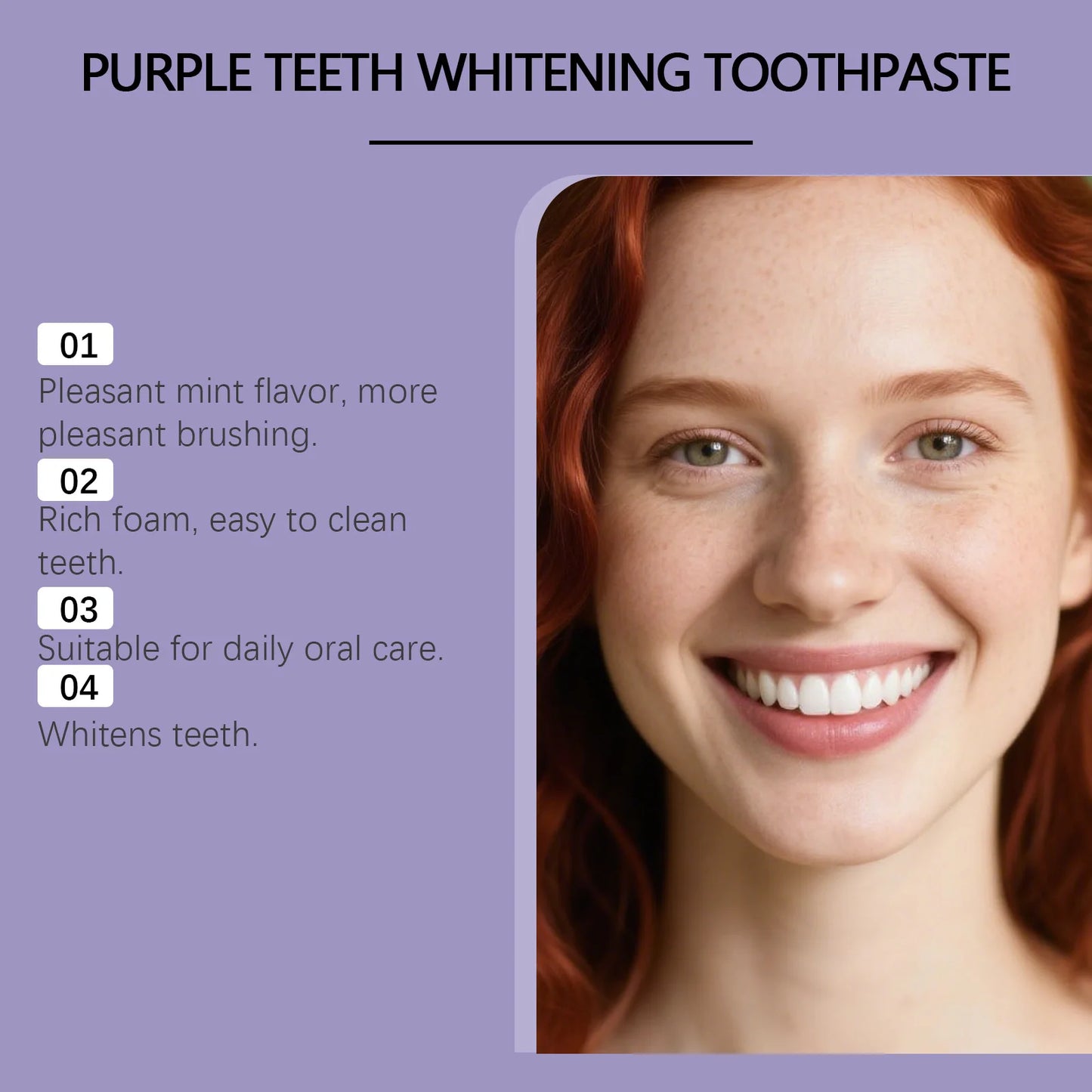 Premium Purple Toothpaste | Fresh Breath & Gentle Care