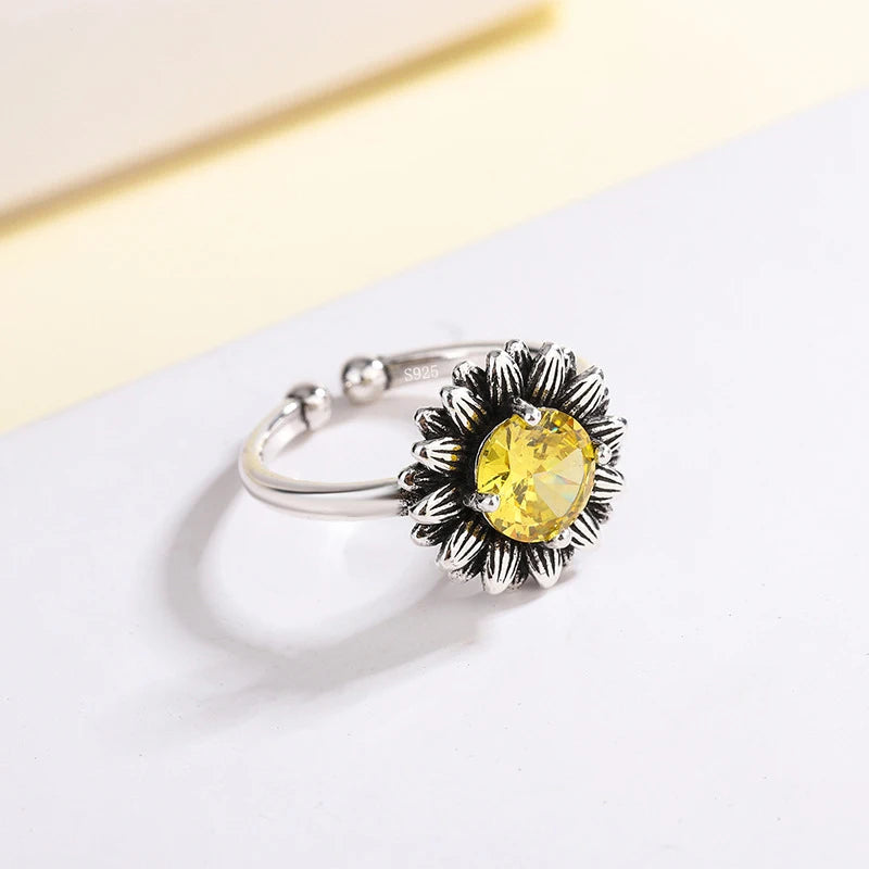 Adjustable Geometric Jade Ring for Women | Vintage Jewelry Gift