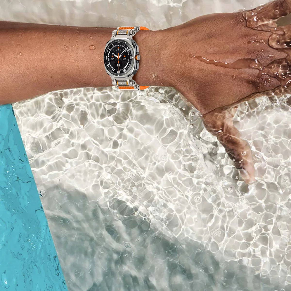 Luxury Silicone Sport Band for Galaxy Watch Ultra 47mm | No Gaps Design