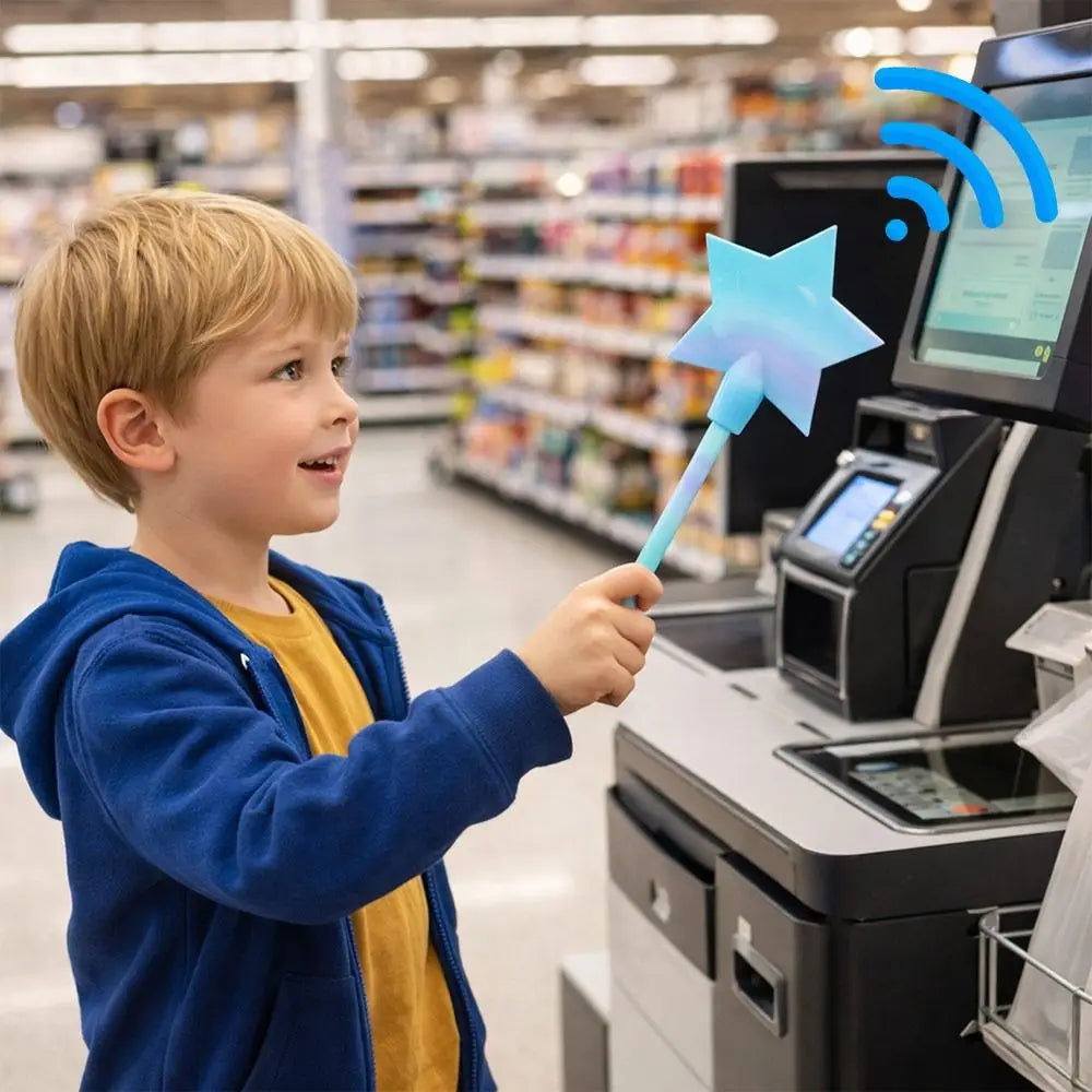 3D Printed Star Magic Wand | Portable Tap-to-Pay Card Holder