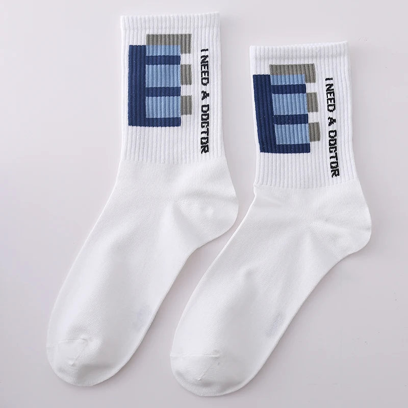 Trendy Unisex Cartoon Cotton Crew Socks | Comfort Meets Style