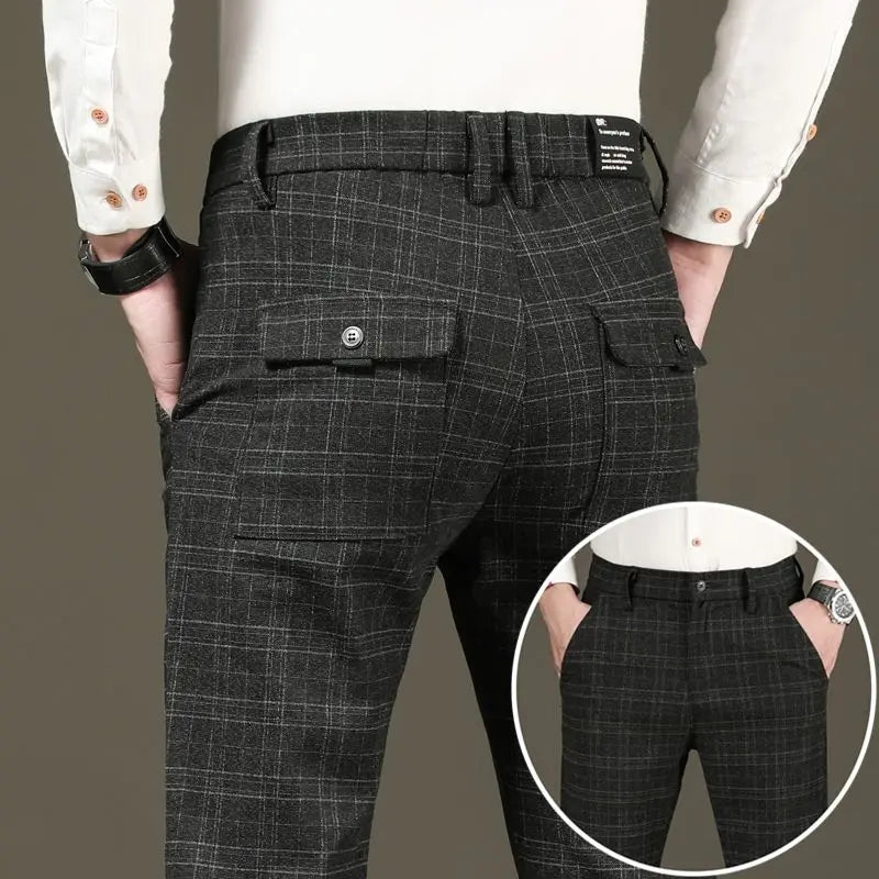 Versatile Baggy Suit Pants for Men | Casual Sports Trousers