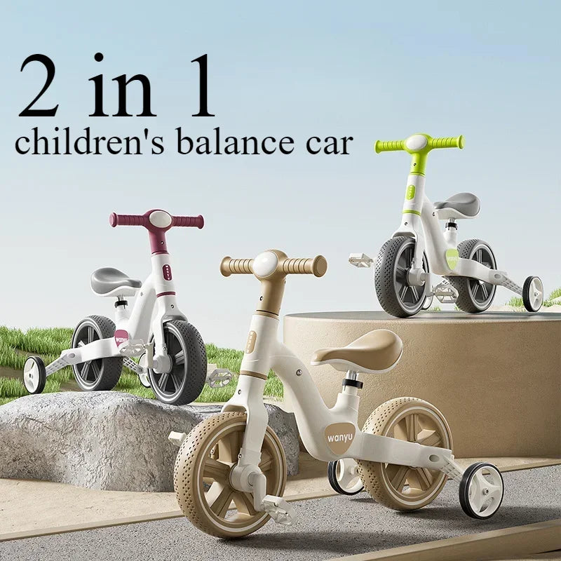 2-in-1 Kids Balance Bike & Trike | Lightweight Scooter for Kids