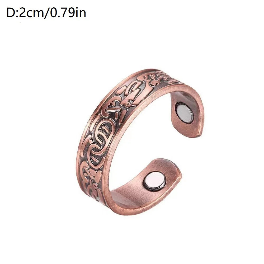 Unisex Vintage Healing Jewelry | Celtic Knot Magnetic Bracelet Set