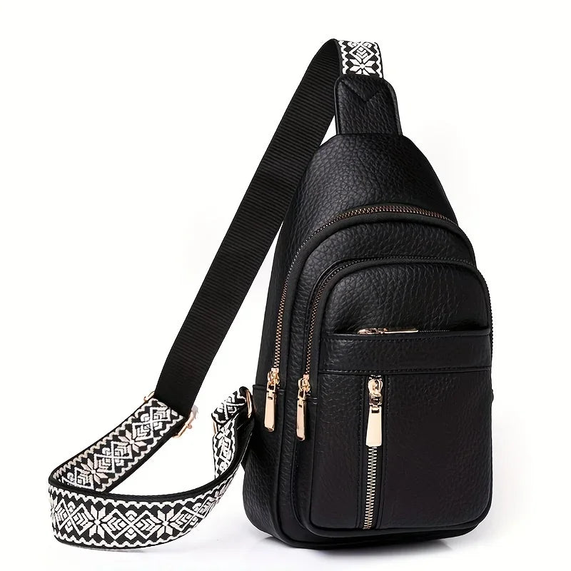 Multifunctional Retro Chic PU Leather Crossbody Bag | Versatile Design