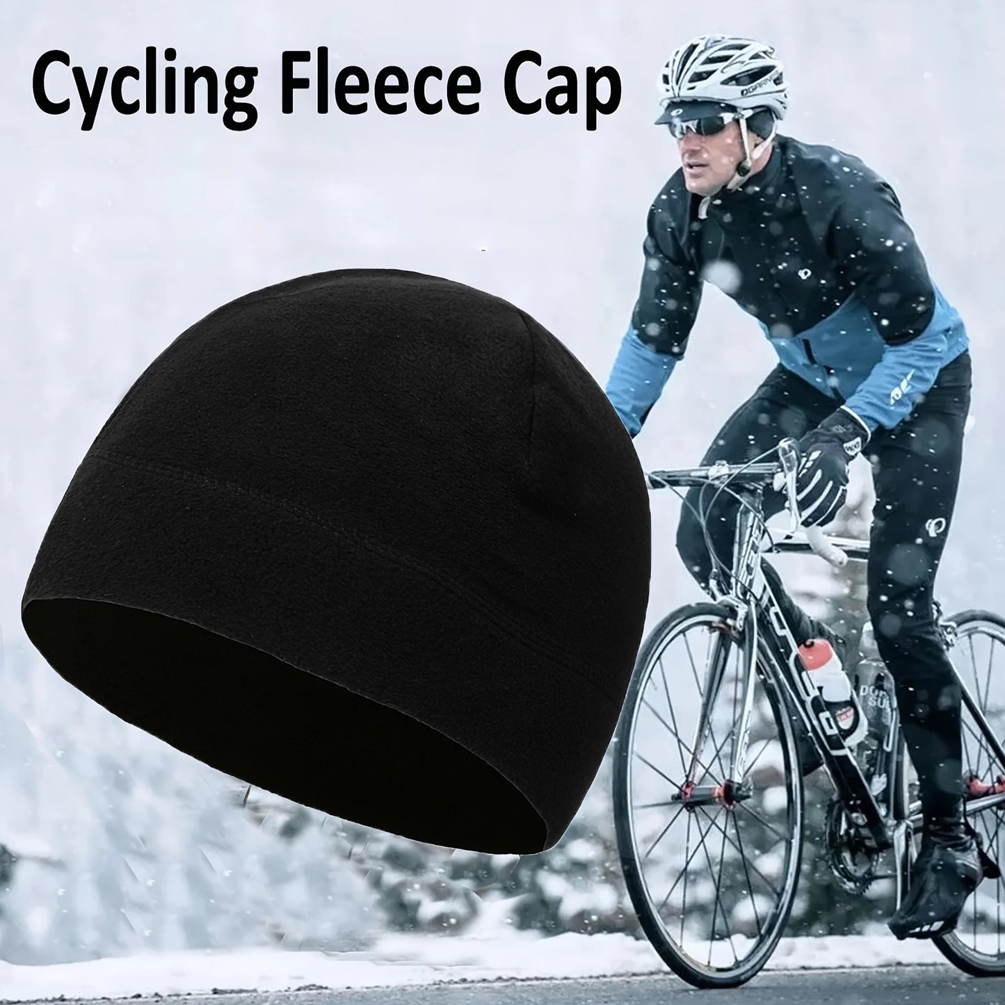 Unisex Thick Fleece Winter Beanie with Ear Flaps | Thermal Ski Cap