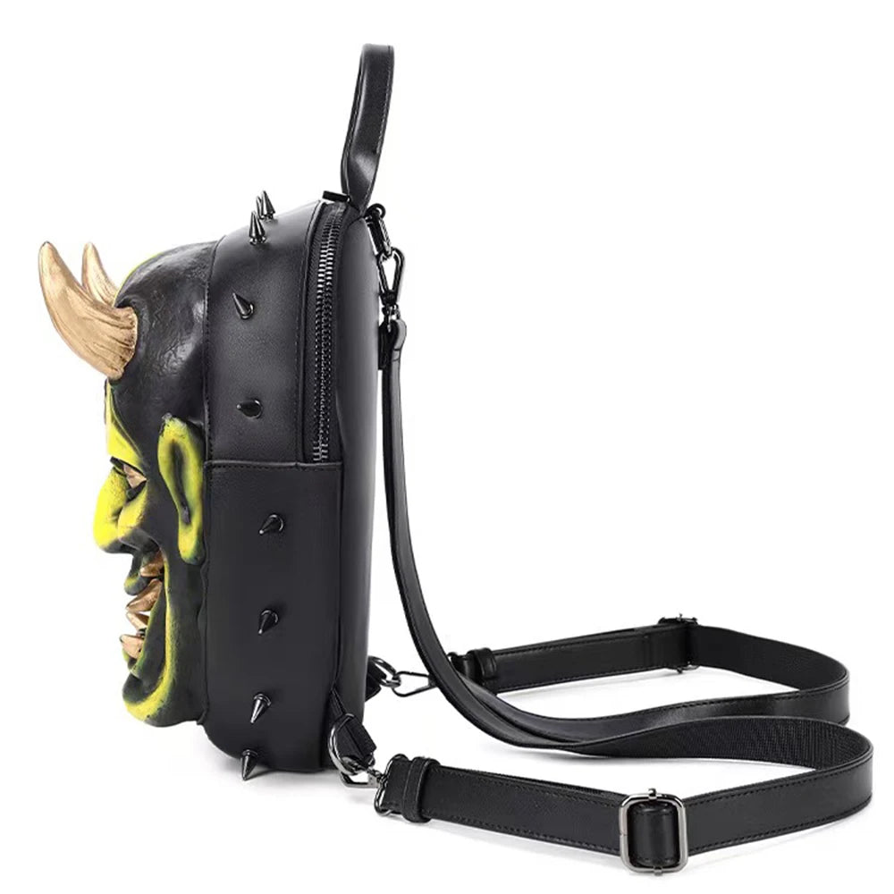 Personalized 3D Mask Shaped Backpack | Unique Fashion Statement Bag