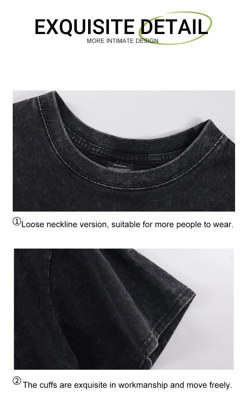 Unisex Retro Loose Fit Summer T-Shirt | Soft Cotton O-Neck Tee