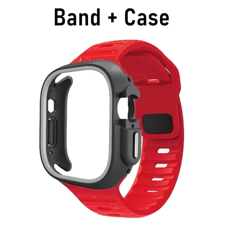 Versatile TPU Case & Silicone Strap for Smartwatches