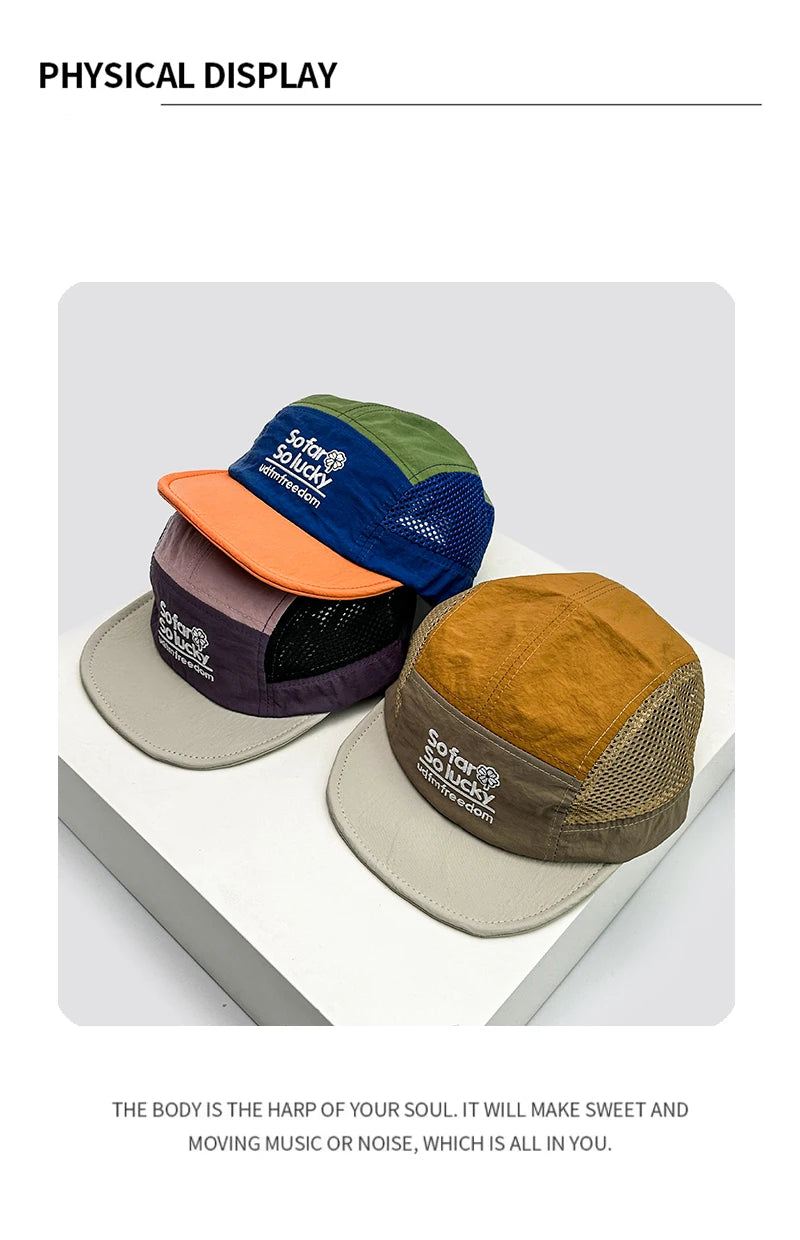 Unisex Embroidered Baseball Hats | Breathable Sun Protection Caps