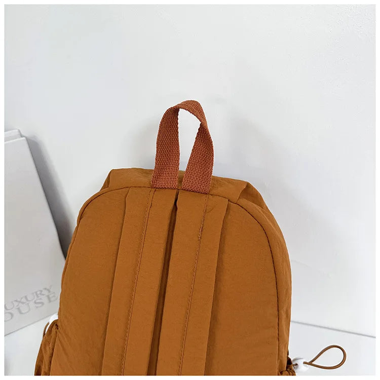 Lightweight Macaron Color Oxford Backpack for Women | Casual Chic bag