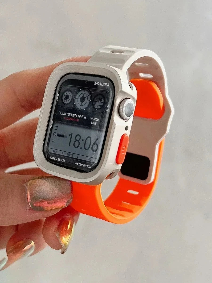 Candy Silicone Case & Strap for All Apple Watch Sizes