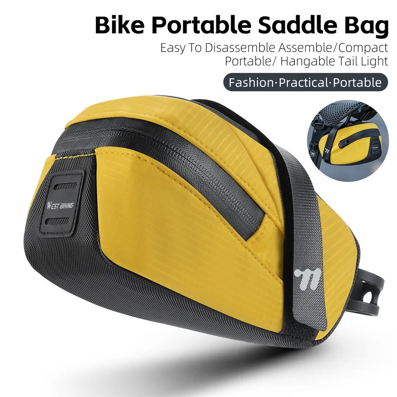 Portable Waterproof Bicycle Saddle Bag | Essential Cycling Accessory