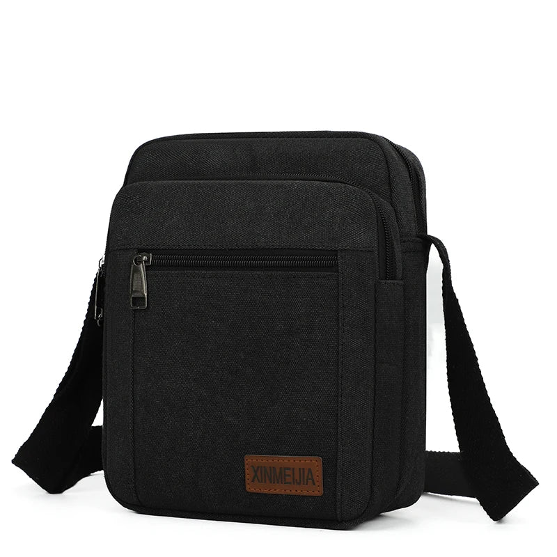 Bolsos de Hombro Cruzados de Lona Duradera para Hombres | Estilo Vintage