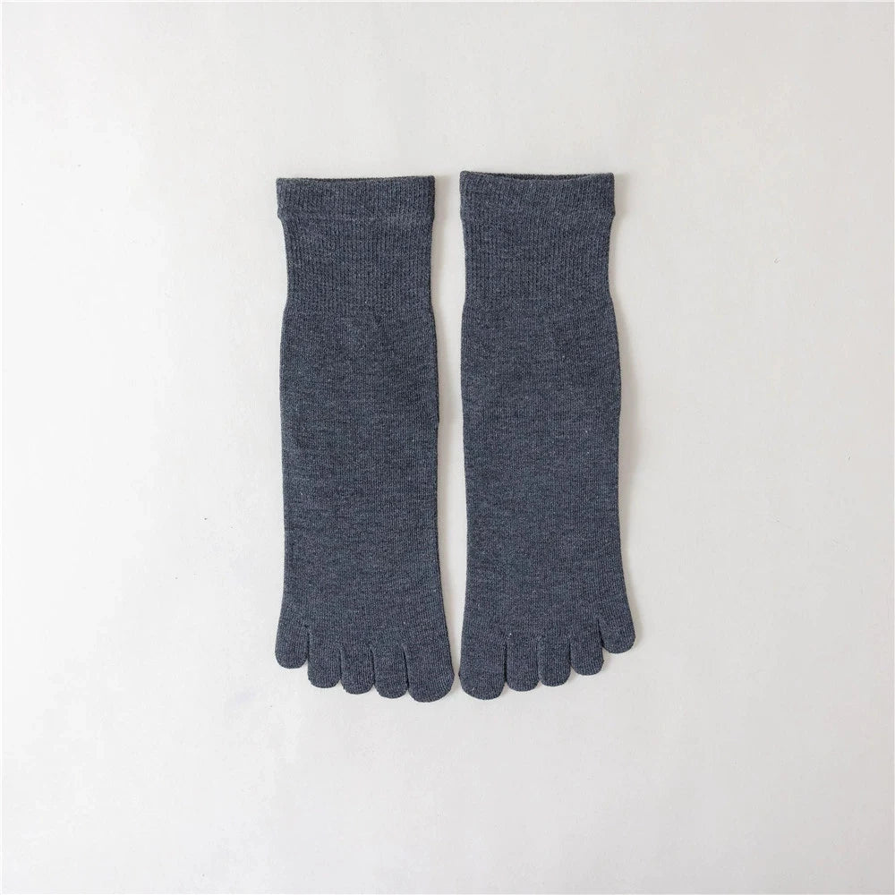 Compression Yoga Five Finger Socks for Women | Non-Slip Fitness Gear