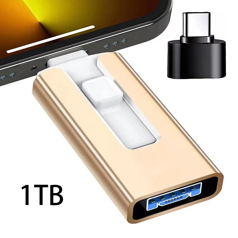 4in1 OTG Flash Drive 512GB | USB 3.0 & Type-C Memory Stick
