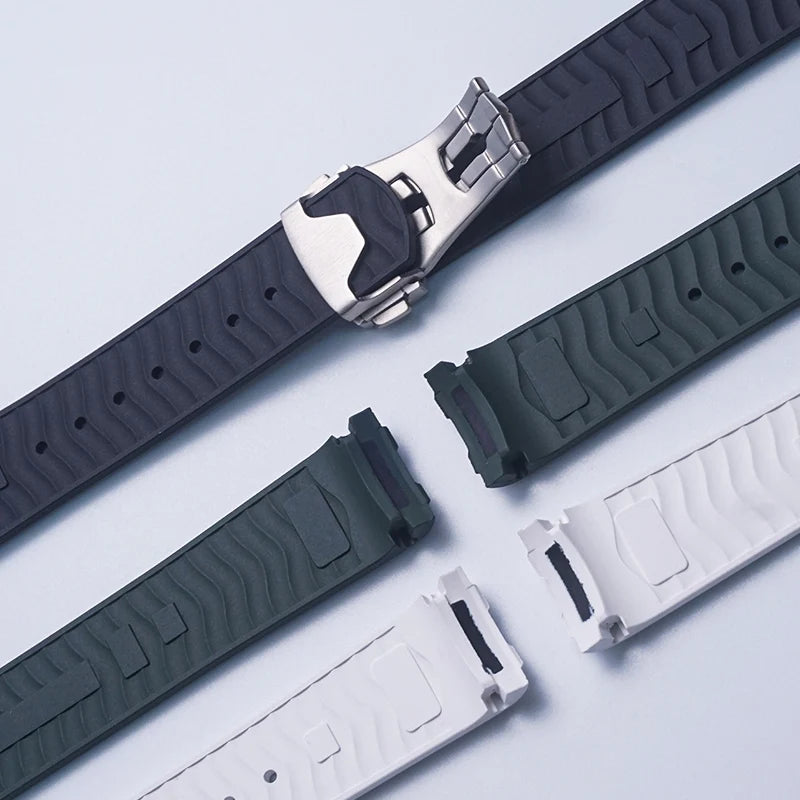 20mm Versatile Rubber Watch Strap | Custom Fit & Multi-Colors
