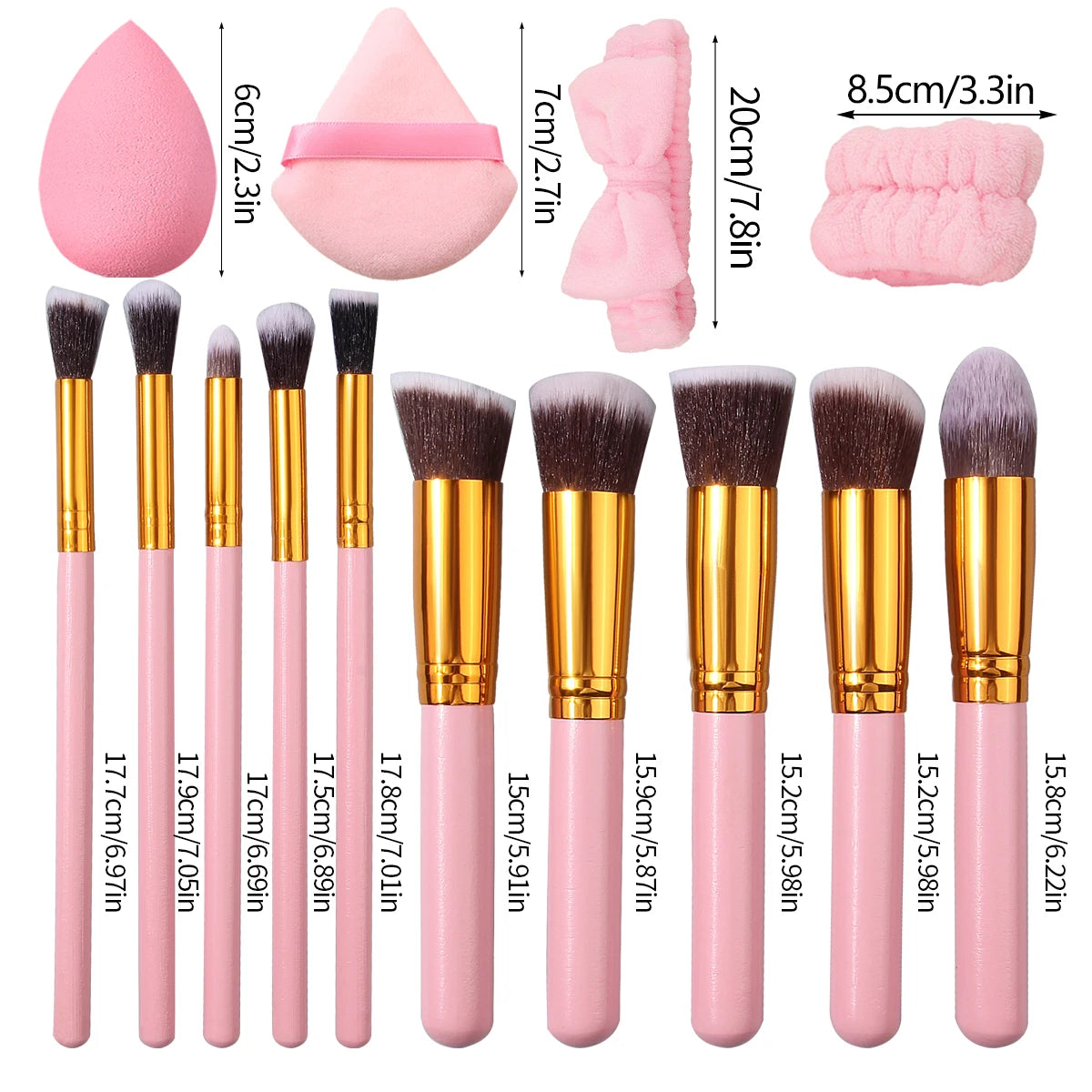 19PCS Professional Makeup Brush Set | Flawless Application Tools