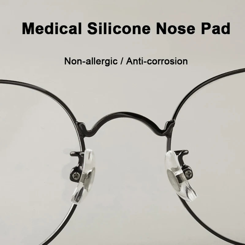 Japanese Style Titanium Frame Glasses for Small Faces | Trendy Eyewear