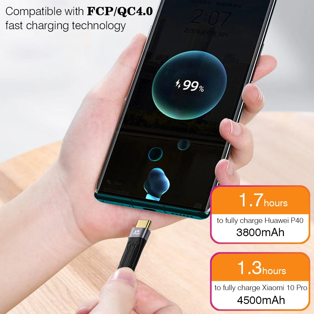 USB 3.1 10Gbps Data Transfer Cable | Fast Charging & High-Speed