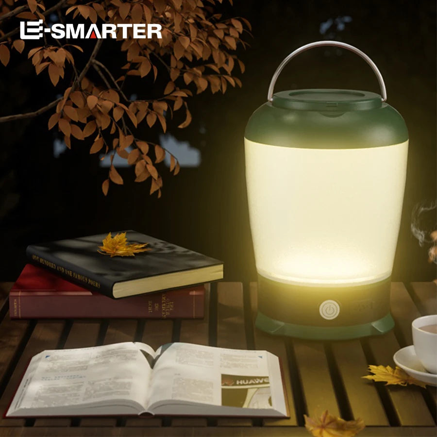 Retro Portable Camping Lantern | Rechargeable Waterproof Night Light