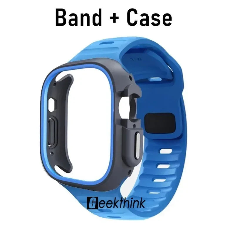 Versatile TPU Case & Silicone Strap for Smartwatches