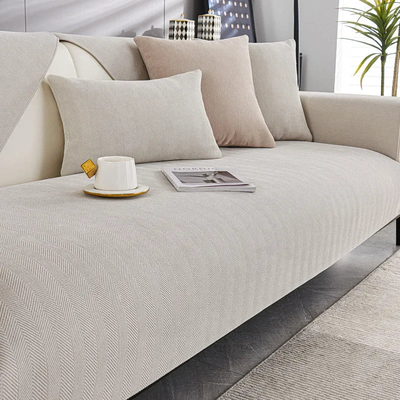 Universal Chenille Fabric Non-Slip Sofa Seat Cover | Home Decor