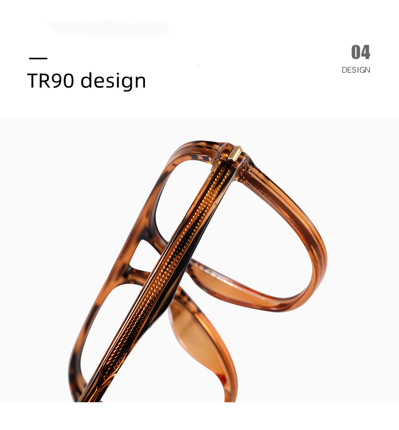 Retro Double Beam Pilot Optical Glasses | Anti Blue Light Eyewear