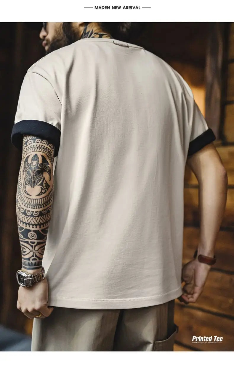 Men's Casual Printed Short Sleeve T-Shirt | Summer Comfort Tee