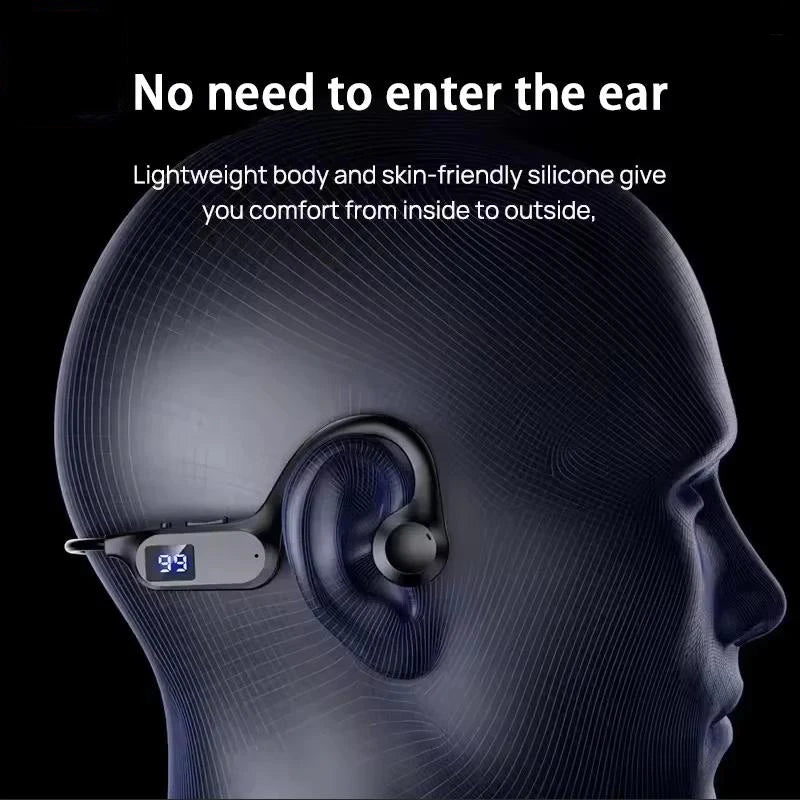 Bone Conduction Wireless Earphones for Sports | Swim & Run Hands-Free