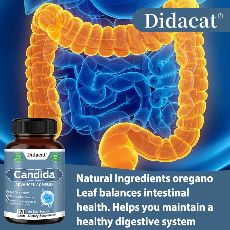 Candida Complex with Digestive Enzymes - Balance Your Gut Health