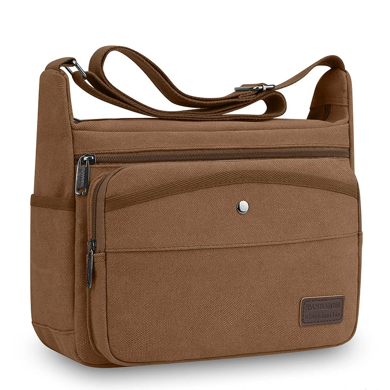 Bolsos de Lona Casuales para Hombres | Bandolera Cruzada Versátil