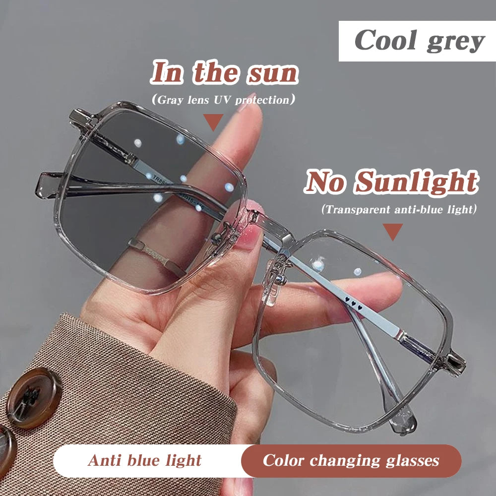 Elegant Photochromic Anti-Blue Light Glasses for Every Occasion