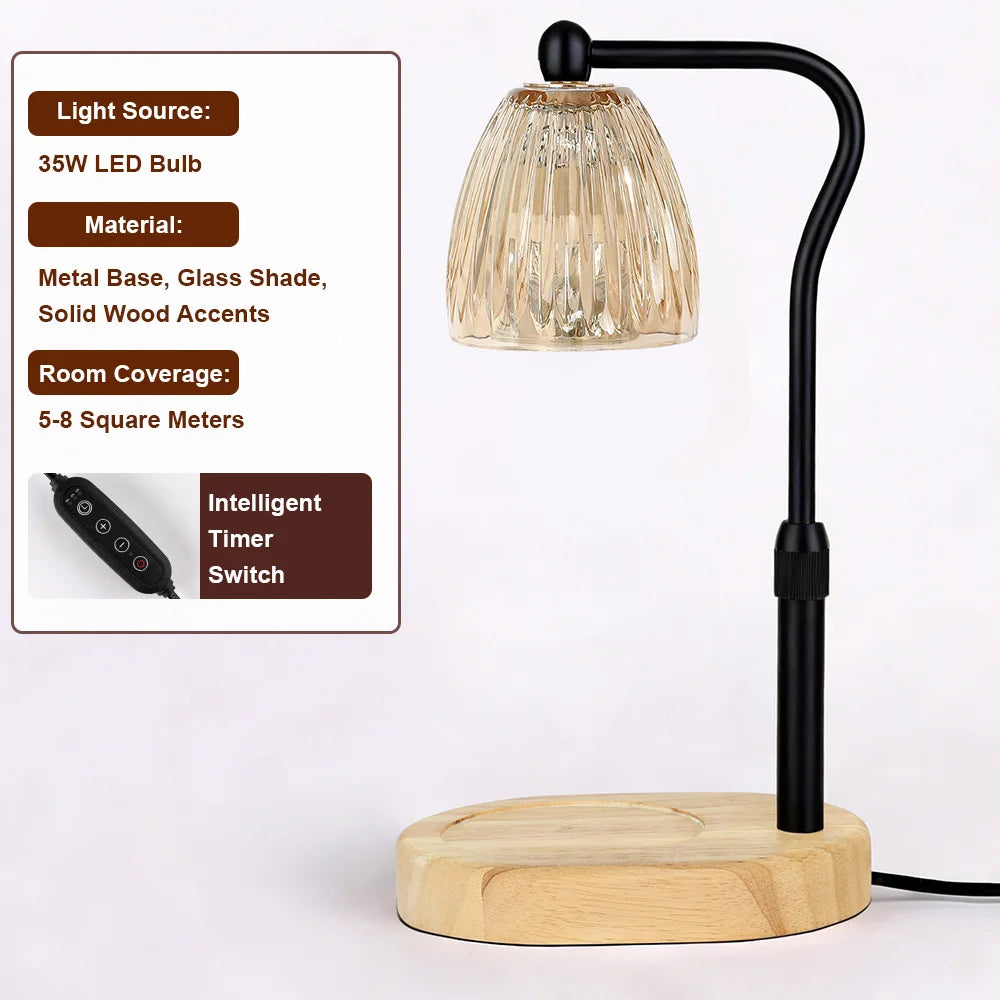 Electric Wax Melts Timer Candle Warmer Lamp | Aromatherapy Decor