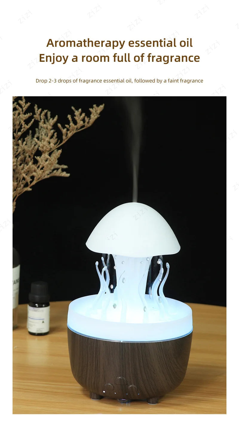 Colorful Night Light Aromatherapy Humidifier | Relaxing Bedroom Decor
