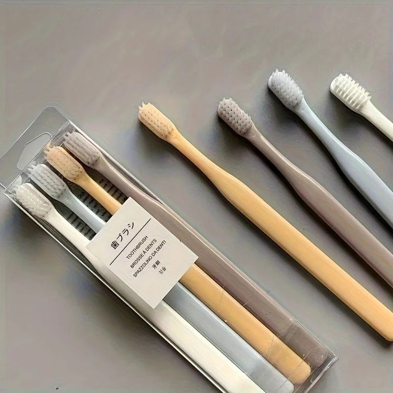 Eco-Friendly Soft Bristle Toothbrush Set for Travel & Hygiene