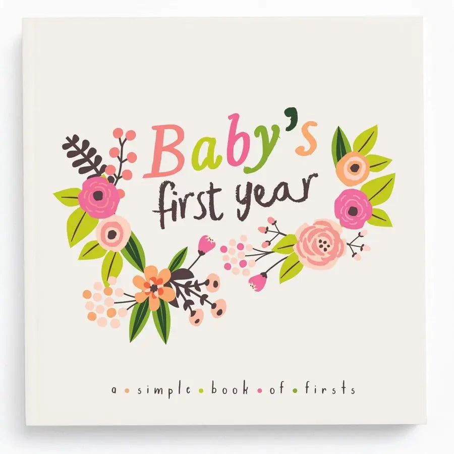 Baby Memory Book for Girls | Milestone Journal & Keepsake Album