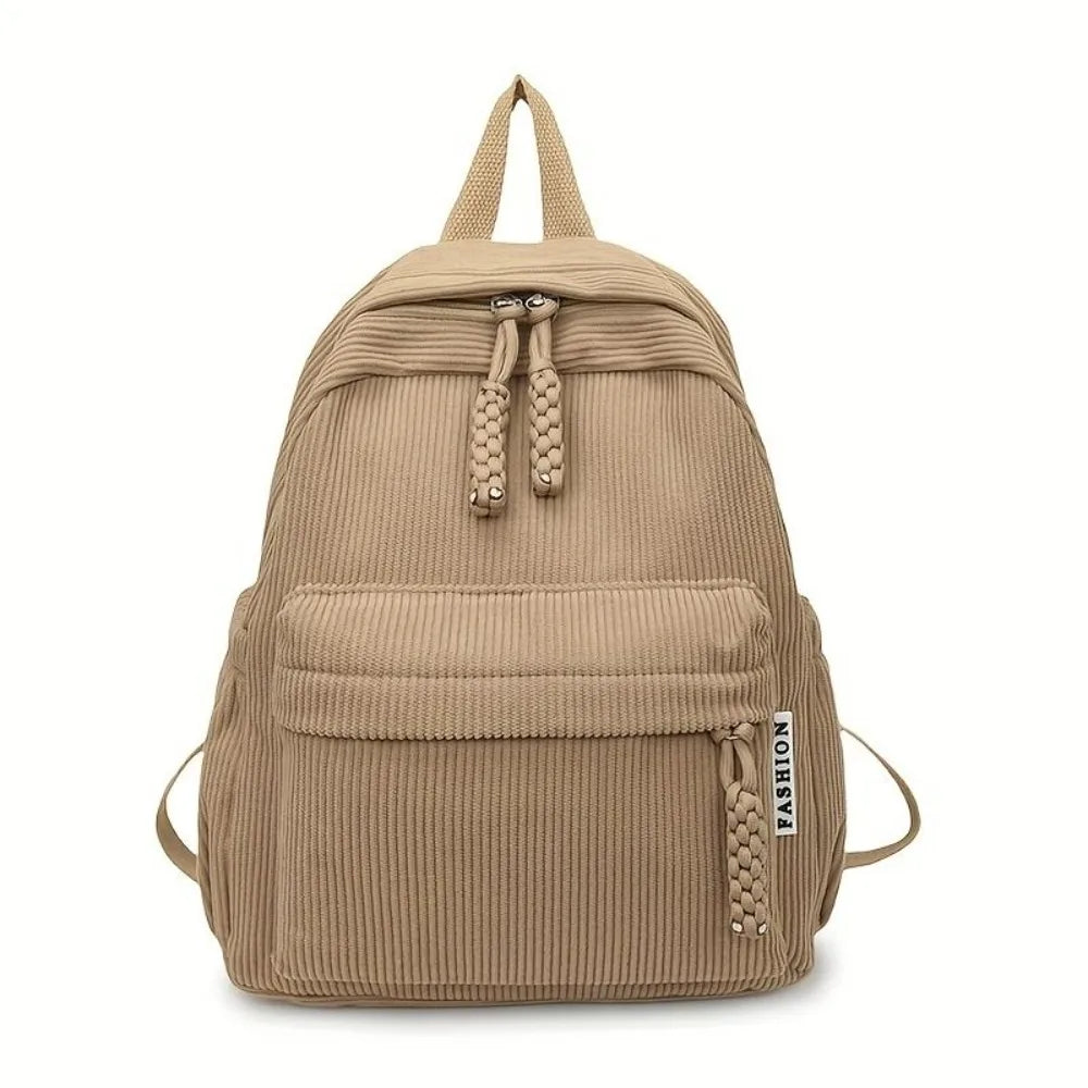 Simple Backpack Large Capacity Fashion College High School Junior High School Student Casual Backpacks Woman Man Travel Backpack
