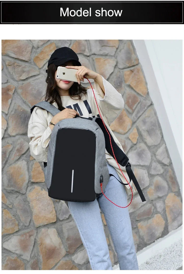 Waterproof Anti-Theft Backpack | Stylish Large Capacity Bag
