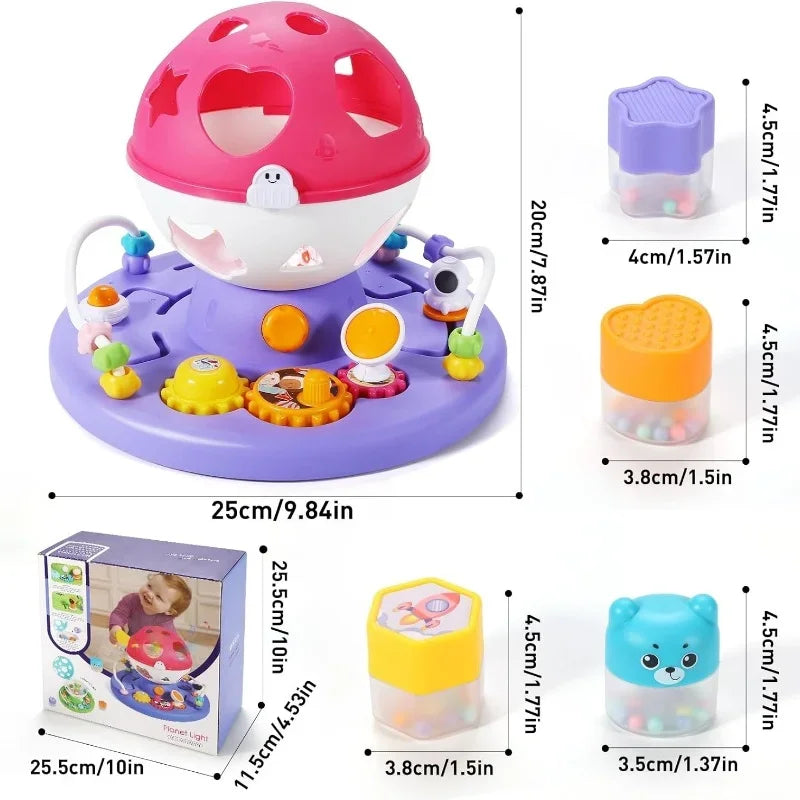 Light Up Baby Toys | Engaging Montessori Shape Sorter for Play