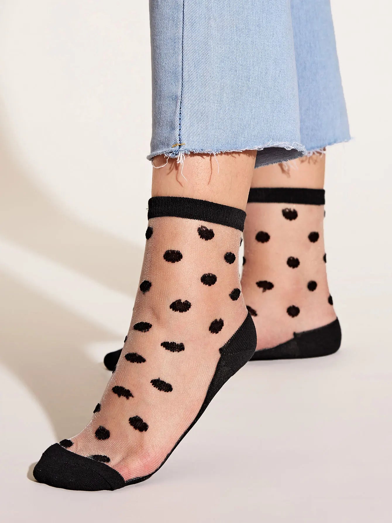Women's Lace Socks | Stylish Thin Transparent Ankle Socks